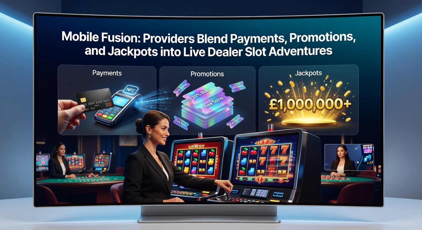 Live-Dealer-Slot mit mobiler Integration, Zahlungsoptionen und Jackpot-Anzeige auf Smartphone-Bildschirm